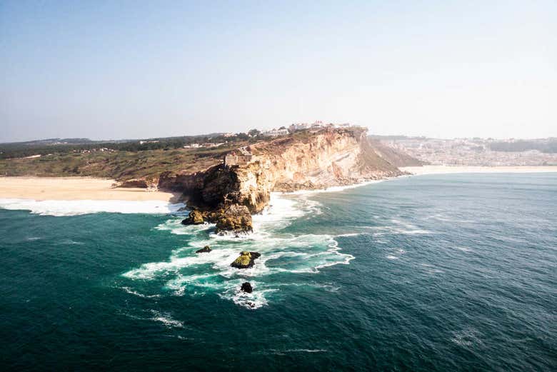 The coast of Nazaré