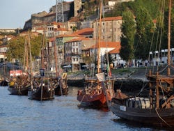 Vila Nova De Gaia Famous For Its Porto Wine Cellars