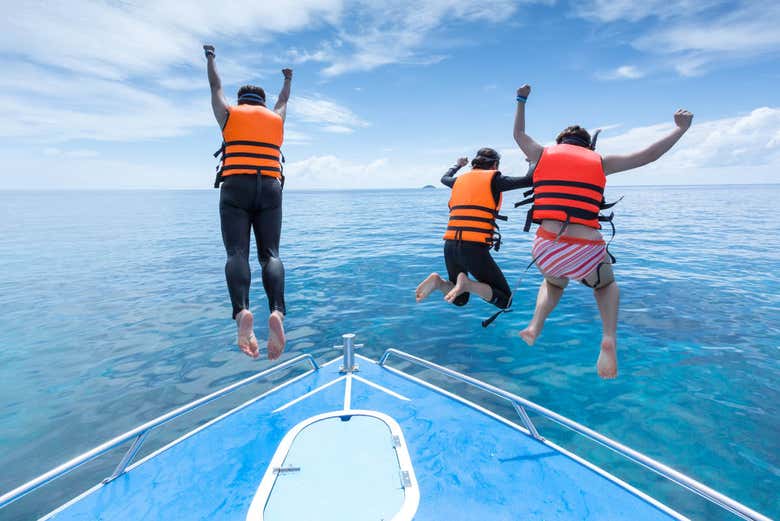 Jump into the Atlantic waters of the Azores