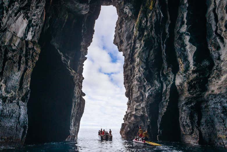 Grutas no norte de São Miguel