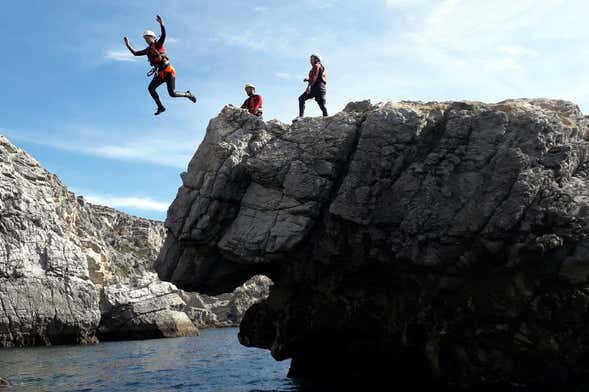 Coasteering no Parque Natural da Arrábida