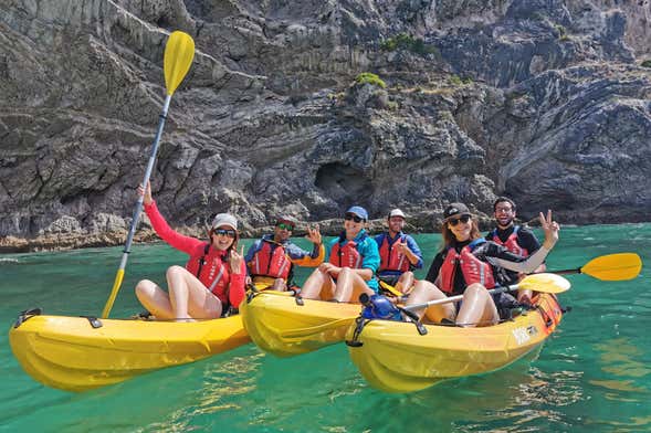 Tour en kayak por Sesimbra