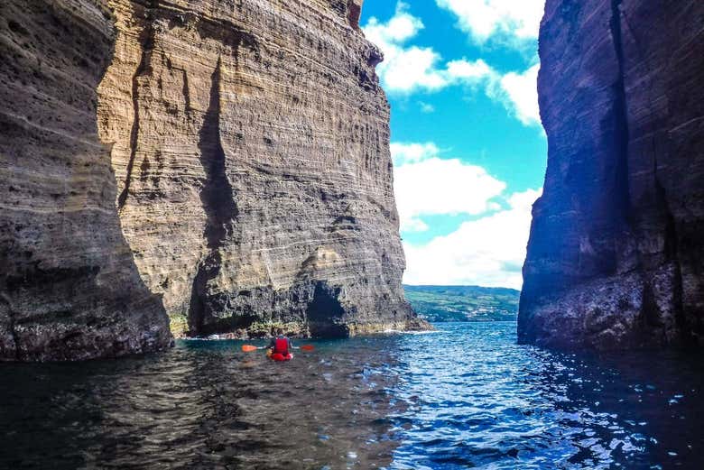 Cliffs in Vila Franca do Campo