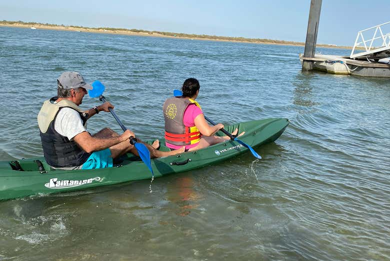 Naviguez en kayak double sur le fleuve Guadiana