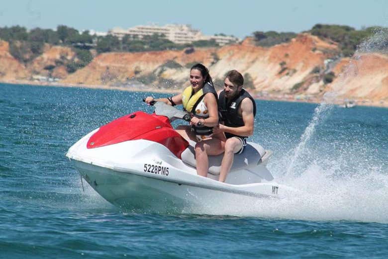 Jet skiing in Vilamoura