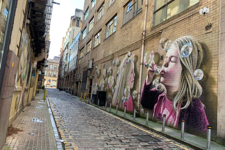 Los murales en las calles de Glasgow