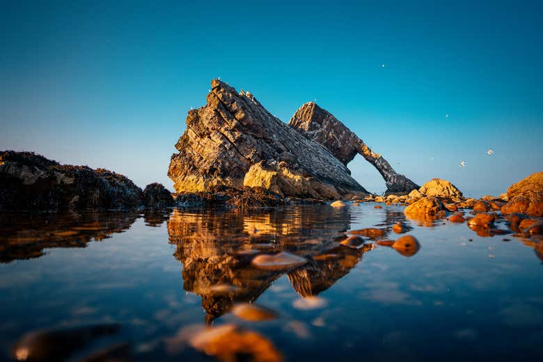 Bow Fiddle Rock view