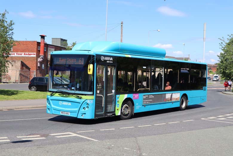 Hop on this bus between the airport and Liverpool