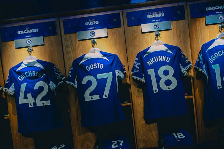 Camisetas de jogadores do Chelsea