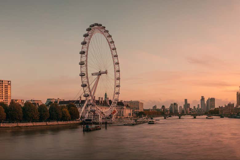 A roda gigante de Londres