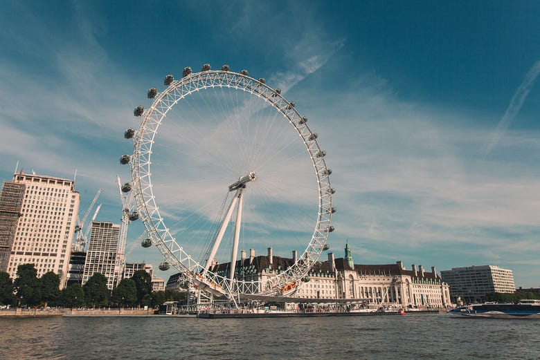 The London Eye from the Thames