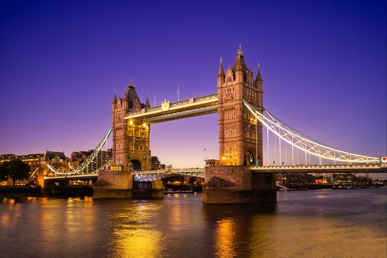 Tower Bridge at night