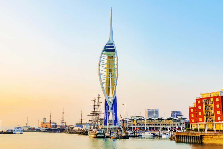 The Emirates Spinnaker Tower