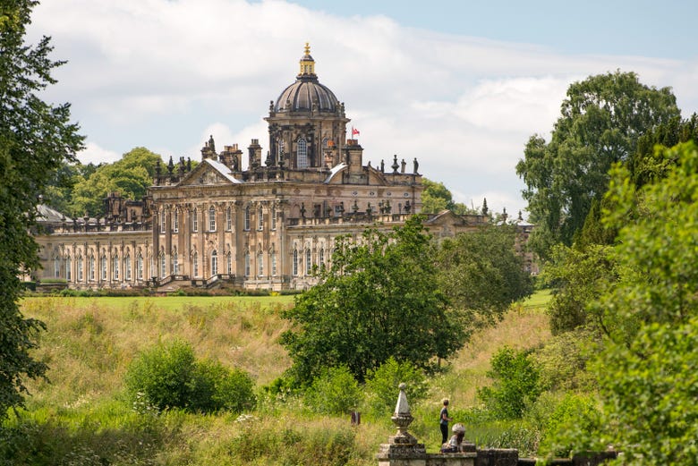 The imposing Castle Howard