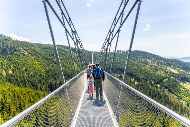 Caminando por el Sky Bridge