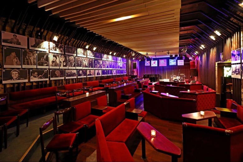 Inside the Reduta Jazz Club concert hall