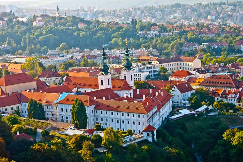 Vista sul Monastero di Strahov