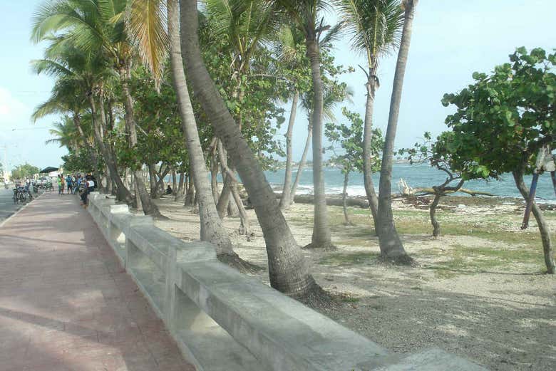 Seafront promenade in San Pedro de Macorís 