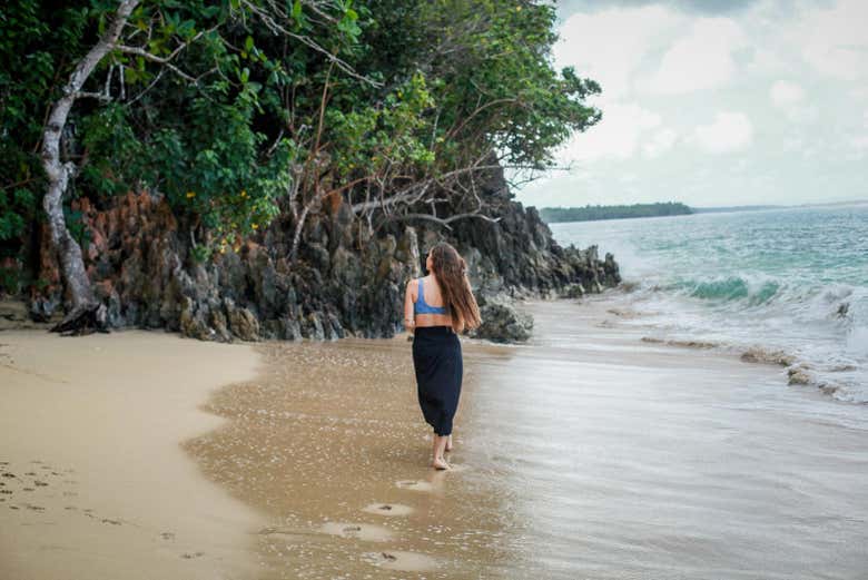 Caminando por la playa