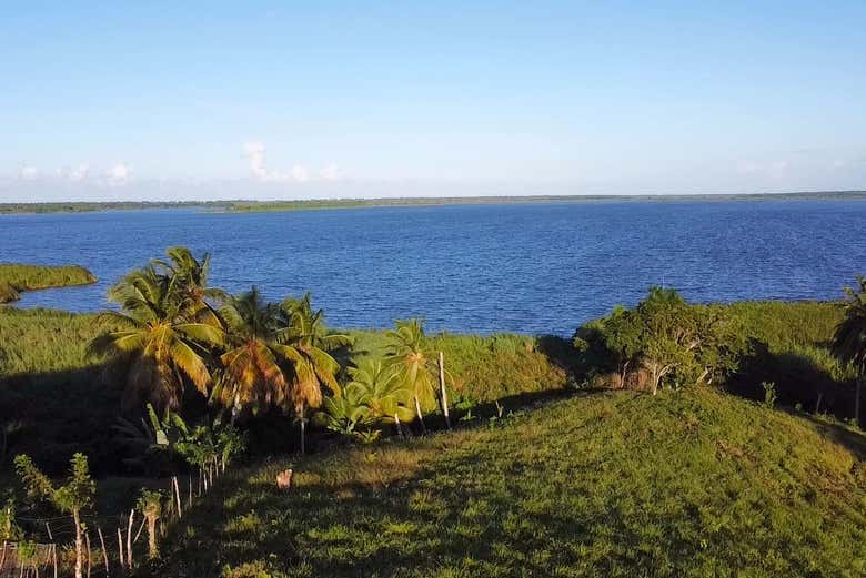 Vista de la laguna Limón