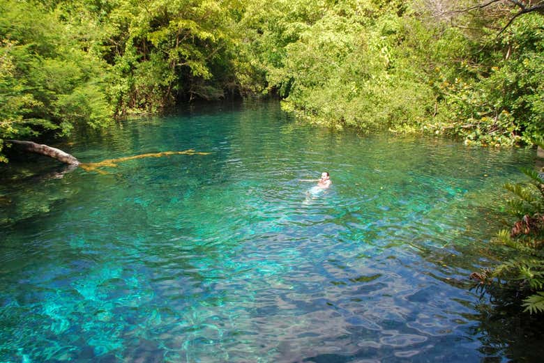 Laguna Azul de República Dominicana