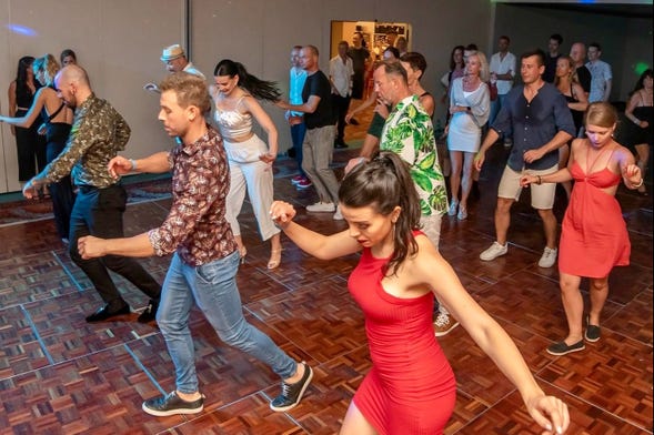 Clase de salsa en Punta Cana