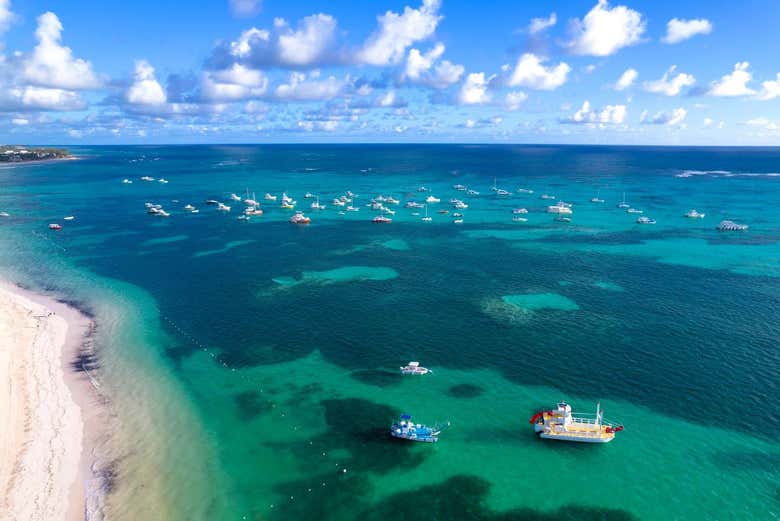 Aerial view of Punta Cana