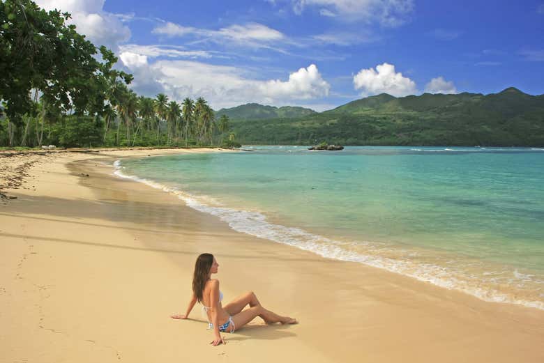 Disfrutando de las playas de Samaná