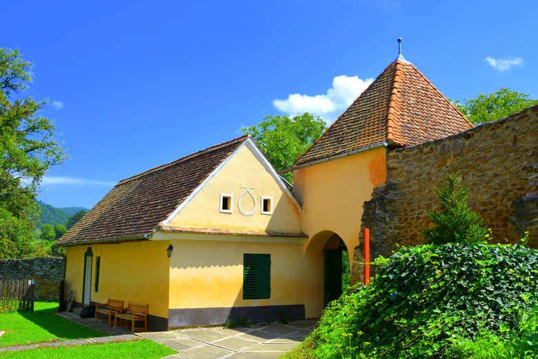 Una casa de arquitectura típica de Malancrav