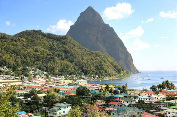 Tour por la costa oeste de Santa Lucía