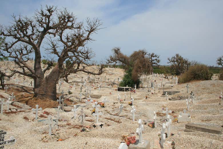 Le cimetière de l'île de Fadiouth et ses coquillages