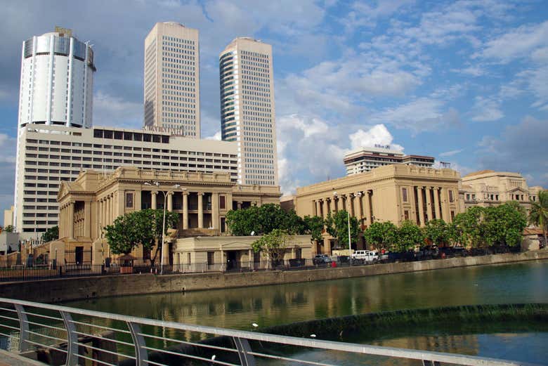 The old parliament building of Sri Lanka