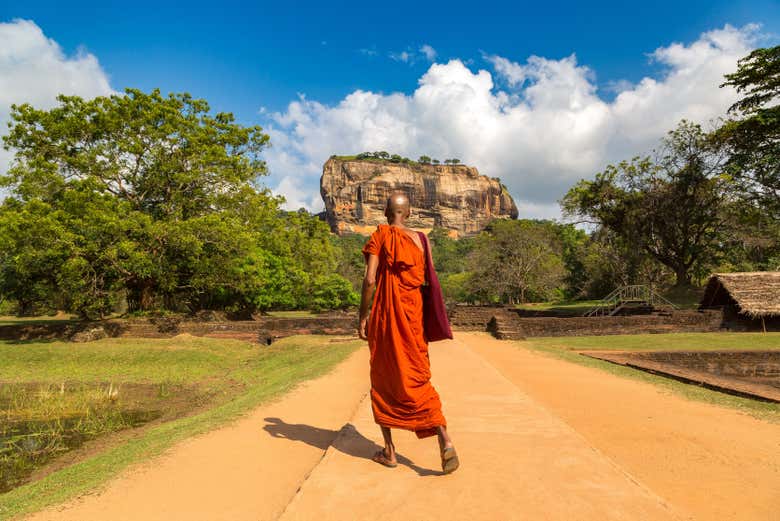 La Roca del León, en Sigiriya