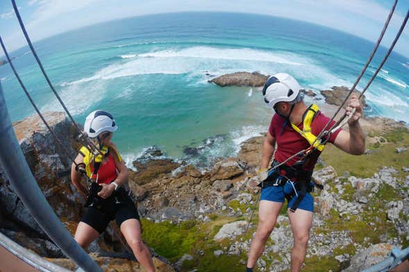 Abseiling in the Robberg Nature Reserve