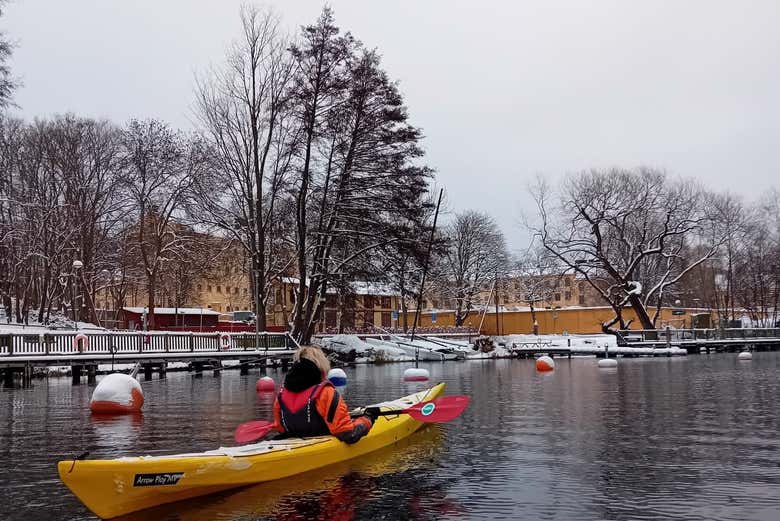 Kayak through Stockholm's most charming areas