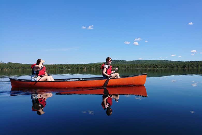 Canoe along the Torne River