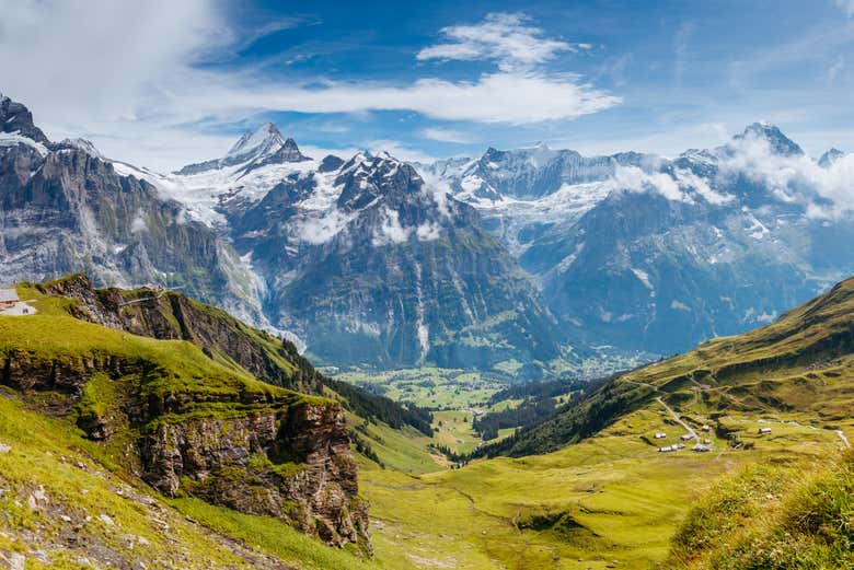 Montanhas dos Alpes berneses