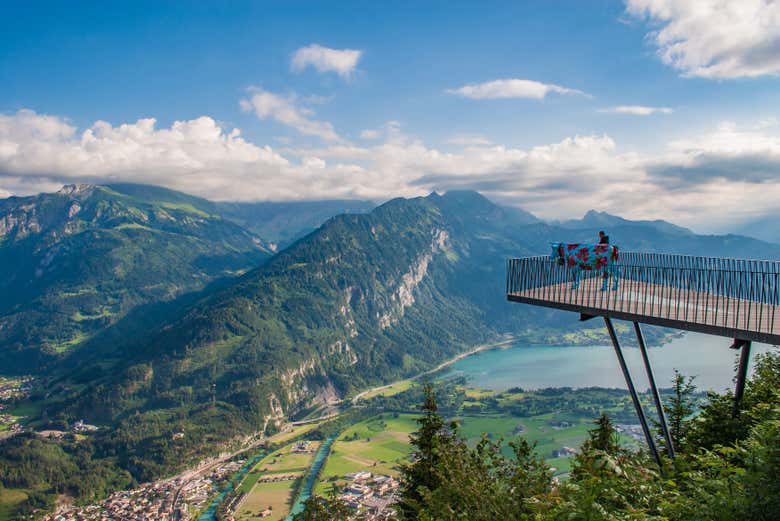 El mirador Harder Kulm es uno de los más famosos de Suiza