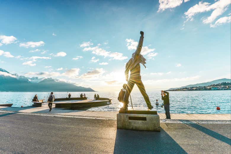 Estatua de Freddie Mercury en Montreux