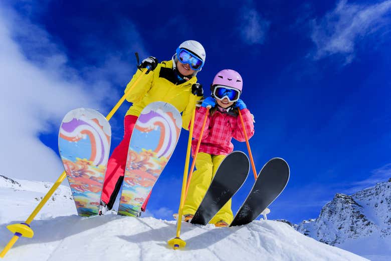 Get ready fo this beginner's ski class