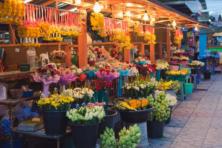 Mercado de las Flores, en Bangkok