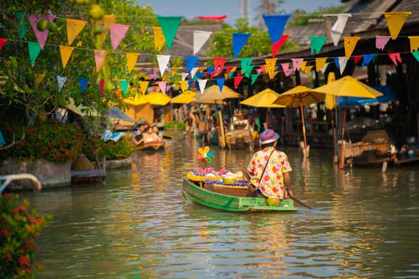 Marché flottant de Pattaya + Balade en bateau