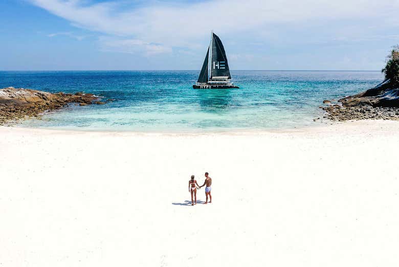 Paradise beach at Racha Yai 