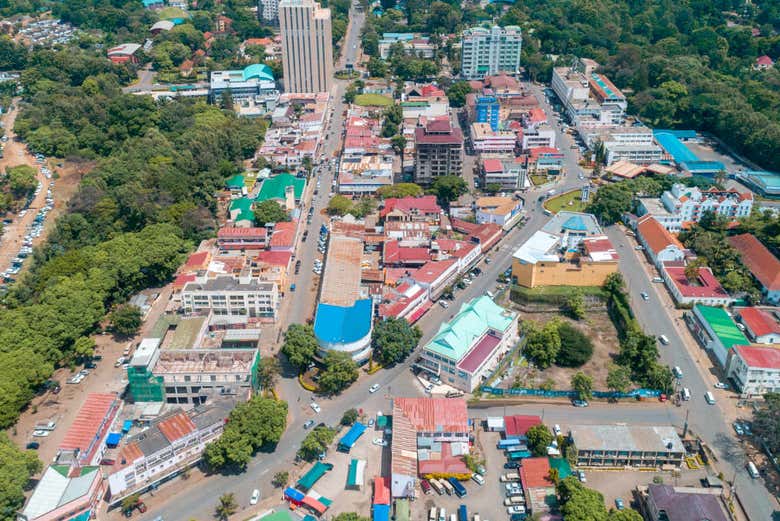 View of Arusha from above