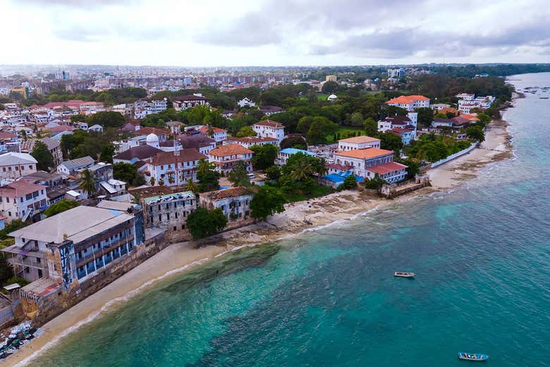 Panoramica di Zanzibar