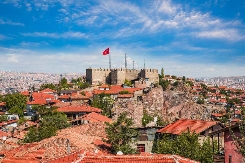 Visit the Ankara Castle, considered the city's founding site