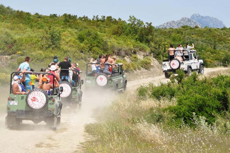 Ruta en jeep por Antalya