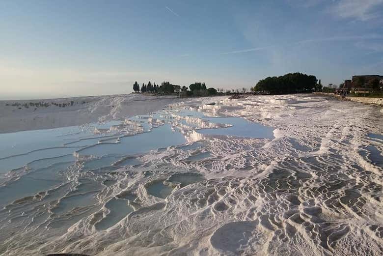 Spectacular landscape of Pamukkale