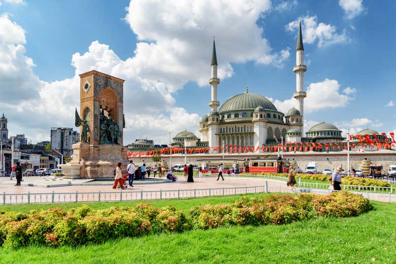 Vue sur la place Taksim