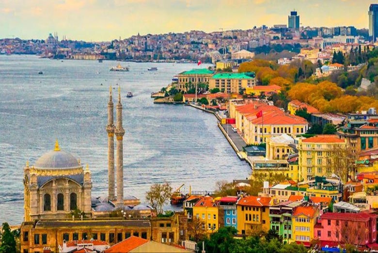 Panorámica del puerto de Estambul